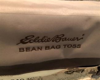 Eddie Bauer bean bag toss game with tote.....
