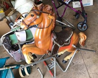 Vintage childs rocking horse