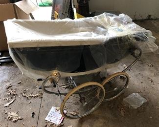 Vintage baby buggy