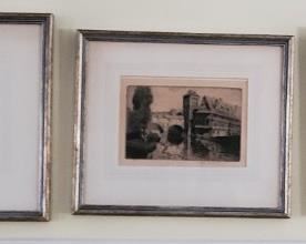 Three etchings. Various artists