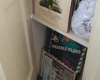 Selection of vinyl records