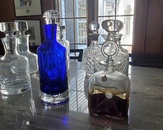 Selection of urns and other barware