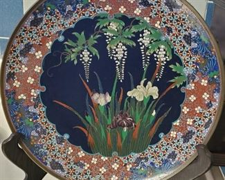 19th century Japanese Cloisonne charger
