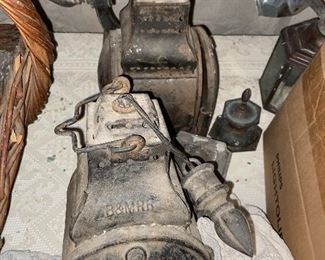 Pair of B&M Railroad Lanterns