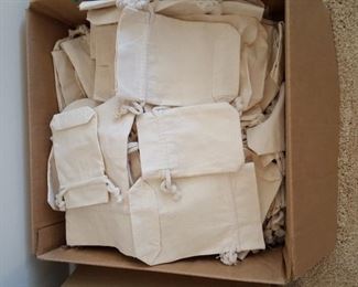 Box of Mixed Sizes Cloth Bags 