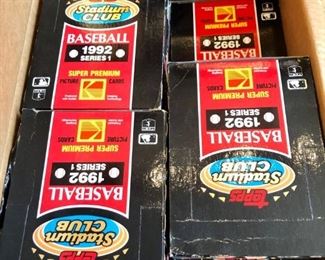 Topps stadium Club 1992 sealed packs