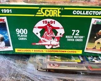 1991 Score collector Set Baseball cards