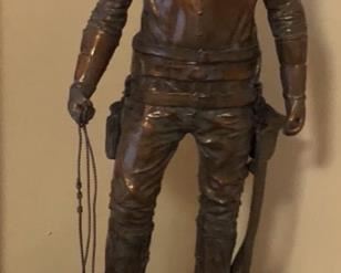 Beverly Paddleford Bronze  #21 of 250  1996 Lineman. Buy now price of $850.00 