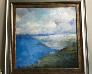 "Coastal Afternoon" by Dennis Carney Oil.