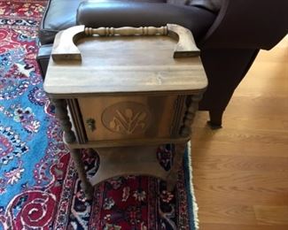 vintage smoking stand 