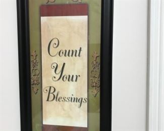 Count Your Blessings, Name Them One by One ......