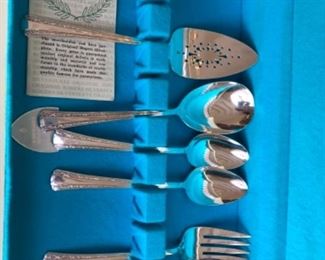 Silver plate serving ware 