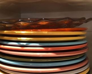 Fiesta ware. Will be sold by the piece. 