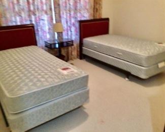 2 Twin Head Boards & Frames.  New Home Owner has purchased the Mattress Sets, but we have another pair.