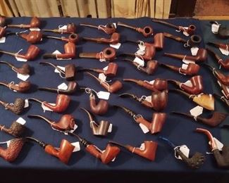 Absolutely amazing tobacco pipe collection, ranging from corn cob to burled Walnut, and everything in between