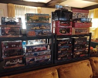 Even more diecast collectibles, hot wheels, so many kinds