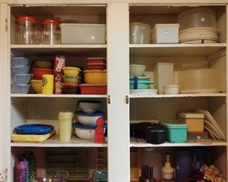 Lots of great tools, more tupperware, etc