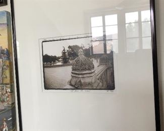 1994 photo titled "Up From the Skies" signed R.