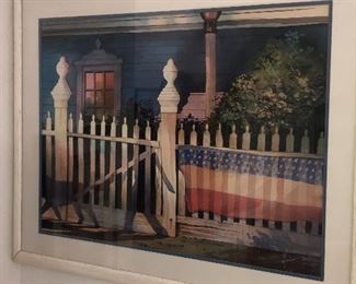 Americana at its best. Framed print