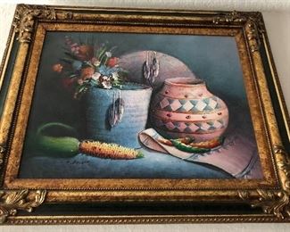 original C BENOLT oil painting