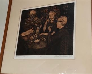 #'d 2/4 "Bicky's Table" 1973 R. Goldman