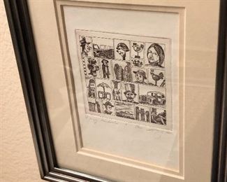 ink art signed by artist