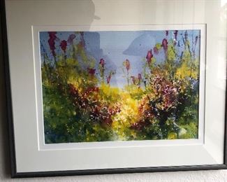 original water color signed J Johnson