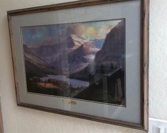 Joe ABBRESCIA "Many Glacier" Print #'d 246/1500