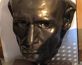 Ab lincoln death mask... perfect gift for any 4 year old