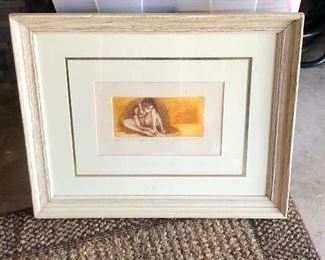 "Figure Study 2" limited print signed by artist