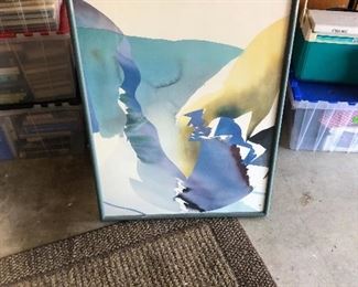 Peter Kitchen HUMAN LIMIT. I have all 3 panels but this one is the only one signed.