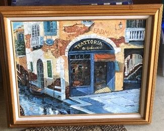 original piece signed by artist HOMMER