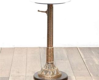 Art Deco Style Side Table/Plant Stand; Table Base And Top