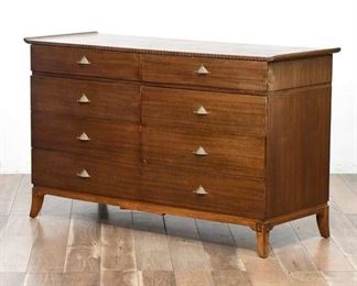 Traditional Vintage Rway Wooden 8-Drawer Long Dresser