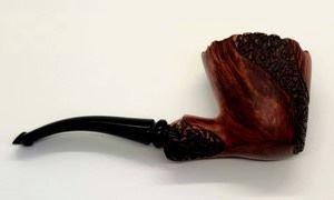 Amazing Jobey Dansk Tobacco Pipe. Very cool and unique piece is made in Denmark. Measures 5.5” long and the bowl is 2.5” high at the tallest part and 2” in diameter.