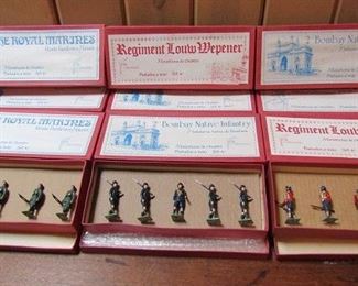 Vintage Metal Toy Soldiers by the box full..many new in box-old stock