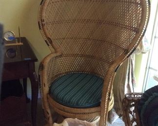 Bamboo wicker chair