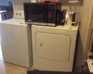 Admiral heavy duty washer and dryer