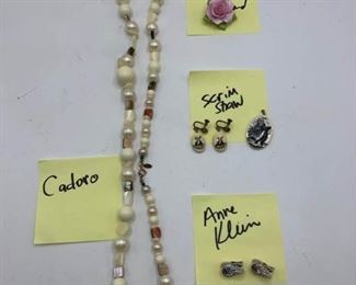 Vintage Jewelry Cadoro, Anne Klein and Scrimshaw