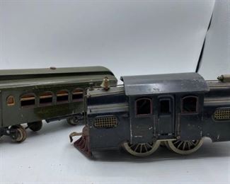 Vintage Lionel Locomotive and Car
