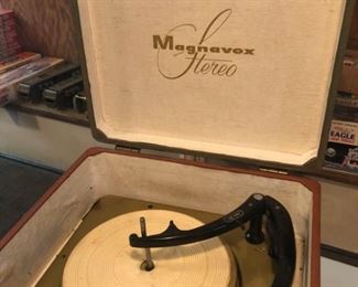 Vintage Magnavox Record Player