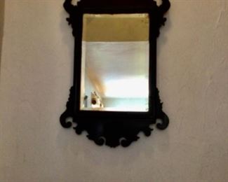 Old mirror with nice focal point medallion 