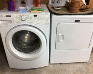 Whirlpool washer, maytag dryer like new (Dryer Sold) 