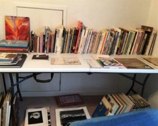Books on crafting, art, jewelry making, sewing poetry, etc