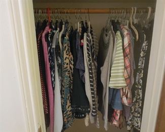 Another closet of clothes