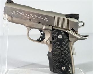 Colt Defender Series 90 Lightweight Colt .45 Auto Pistol SN# DR06184, With 2 Total Mags And Grip Laser