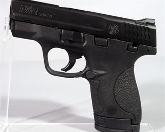 Smith & Wesson M&P 9 Shield 9mm Pistol SN# HTT9792, With 2 Total Mags And Paperwork, In Original Box