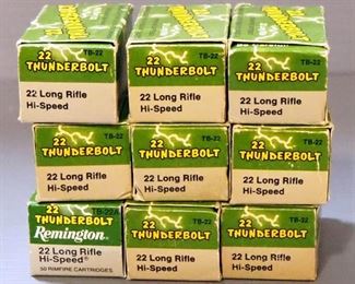 Remington 22 Thunderbolt .22 LR Ammo, Approx 450 Rds