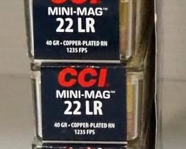 CCI Mini Mag .22 LR Ammo, Approx 500 Rds