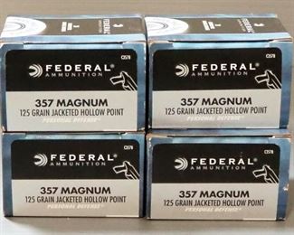 Federal .357 Magnum Ammo, Approx 80 Rds